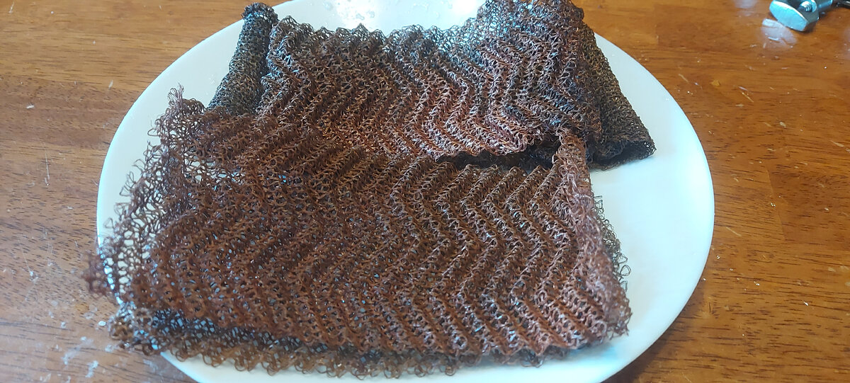 Медная сетка.