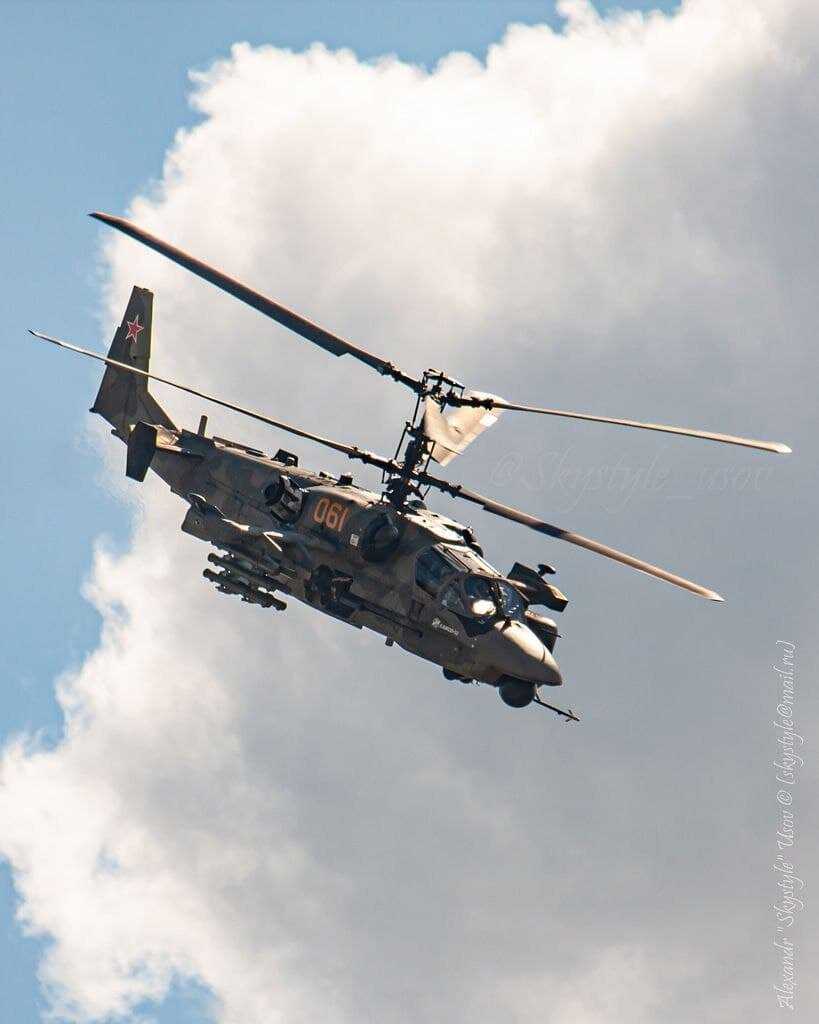 Ка-52 «на боевом»