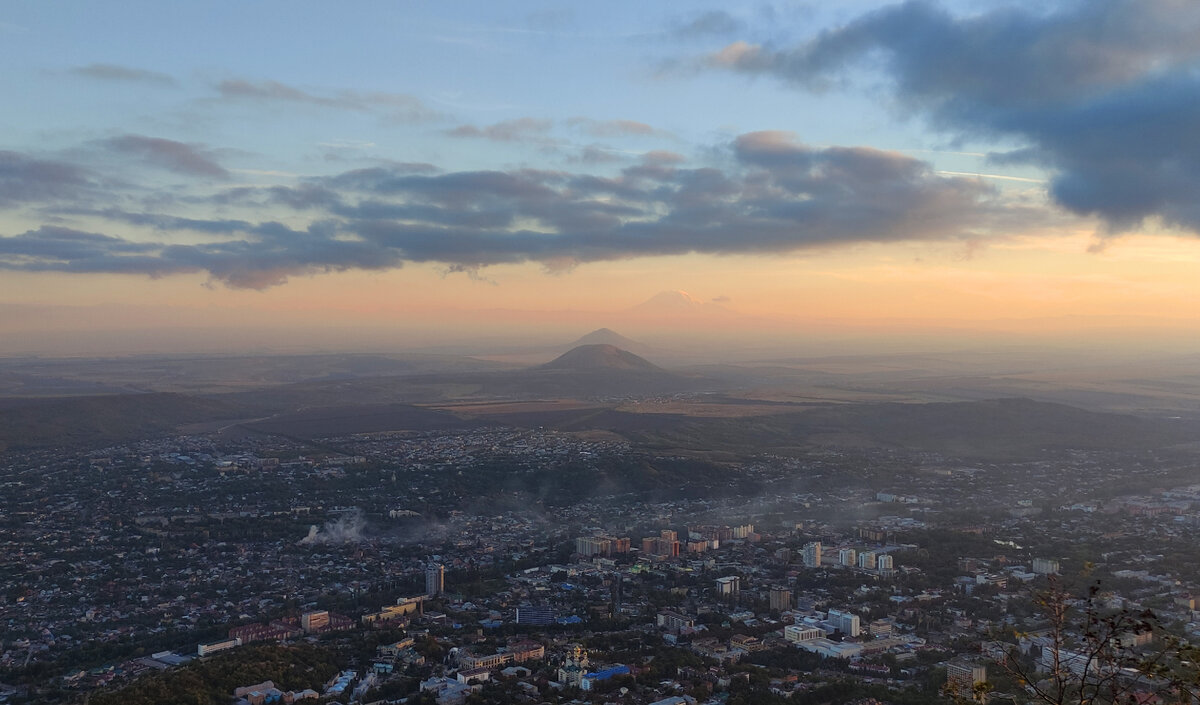 Вид с горы Машук (сентябрь 2022 года)
