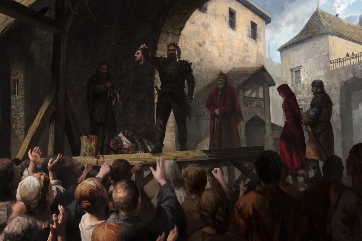Эшафот. Reign эшафот. Толпа средневековье. Средневековье арты