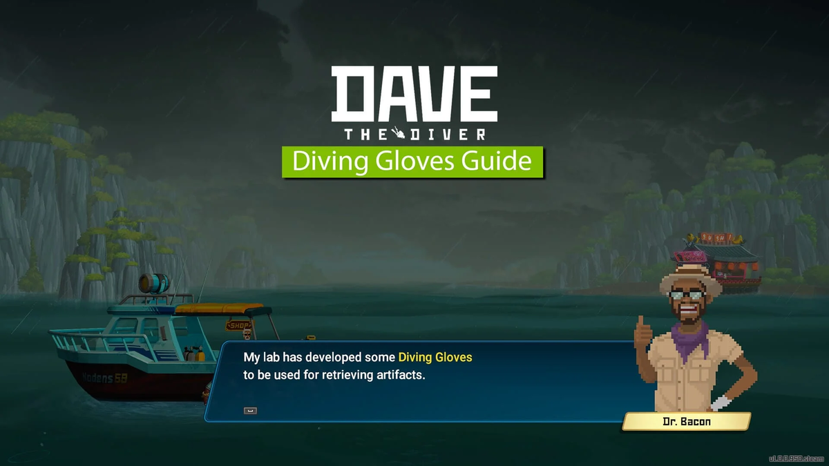 Как получить перчатки для дайвинга и собирать морских ежей в Dave the Diver