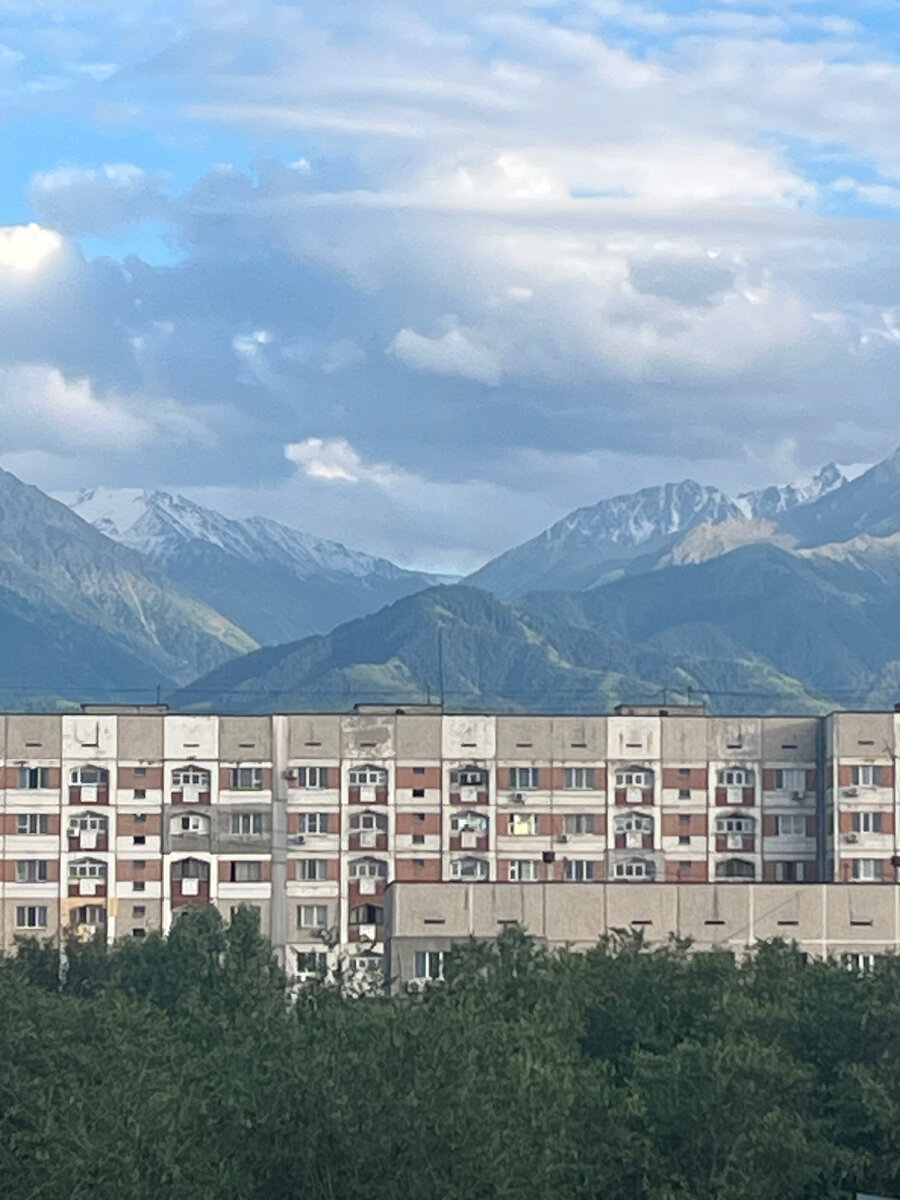 Вид с балкона шестой этаж…