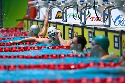    Спортсмены на этапе Кубка РФ по плаванию © Пресс-служба Министерства физической культуры и спорта Московской области