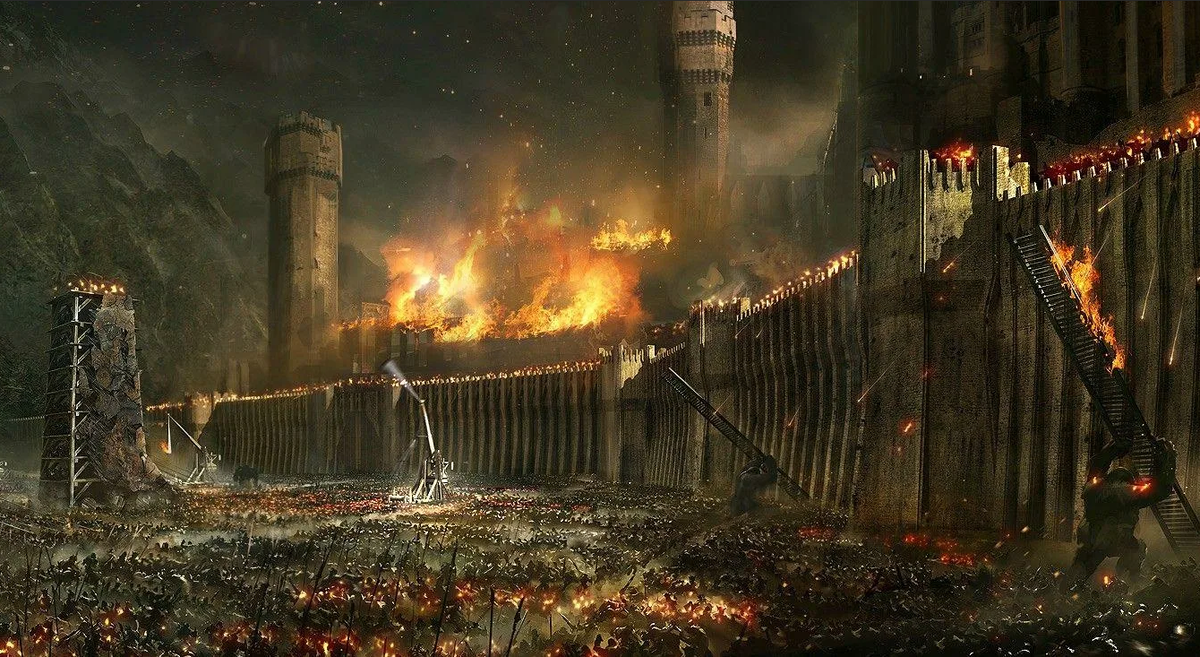 Минас Тирит. Рисунок из открытых источников