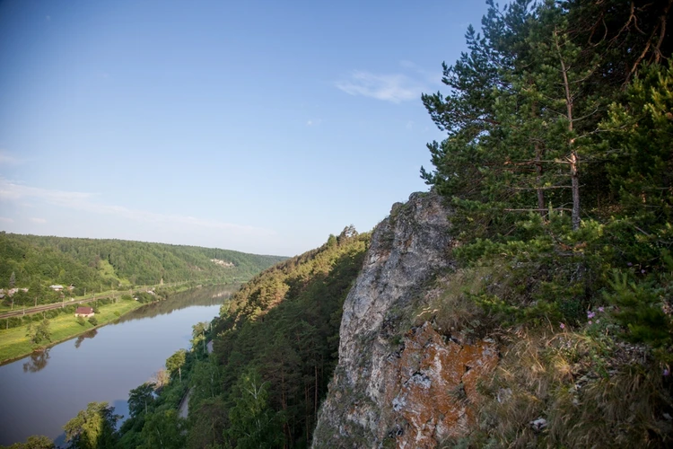 Камень Ермак. р Сылва
