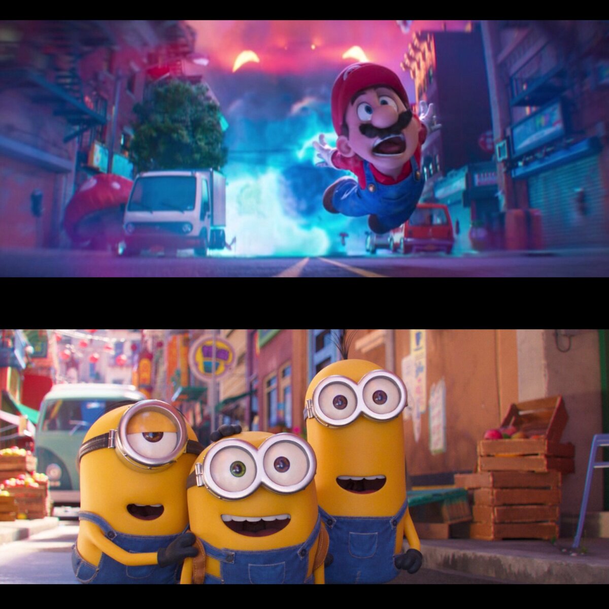 Это наших рук дело!  "Марио" / " Миньоны"