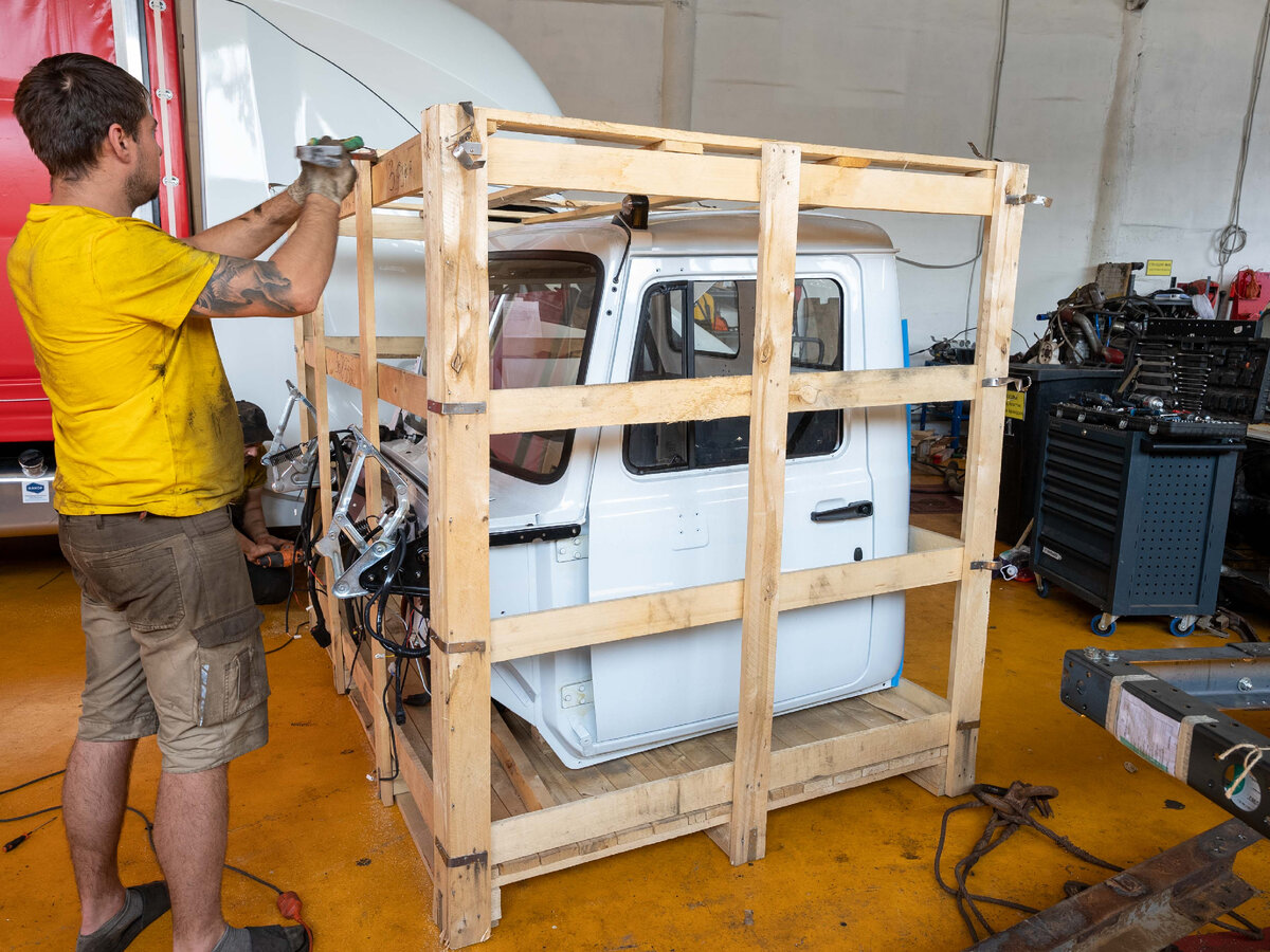 Новая кабина ГАЗ 3309