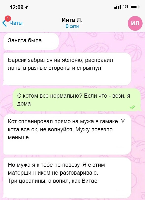 Все скриншоты переписок - автора канала "СобачьЯ жизнь".