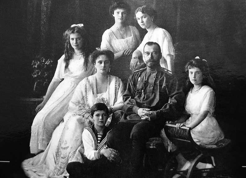 Семья Романовых, 1914 г. 