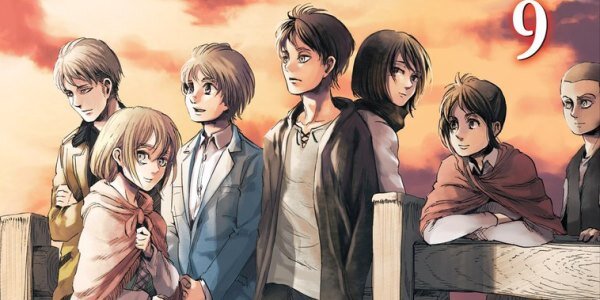 Фрагмент обложки девятого тома манги Хадзимэ Исаямы «Атака на титанов» © ООО «Издательская Группа «Азбука-Аттикус»