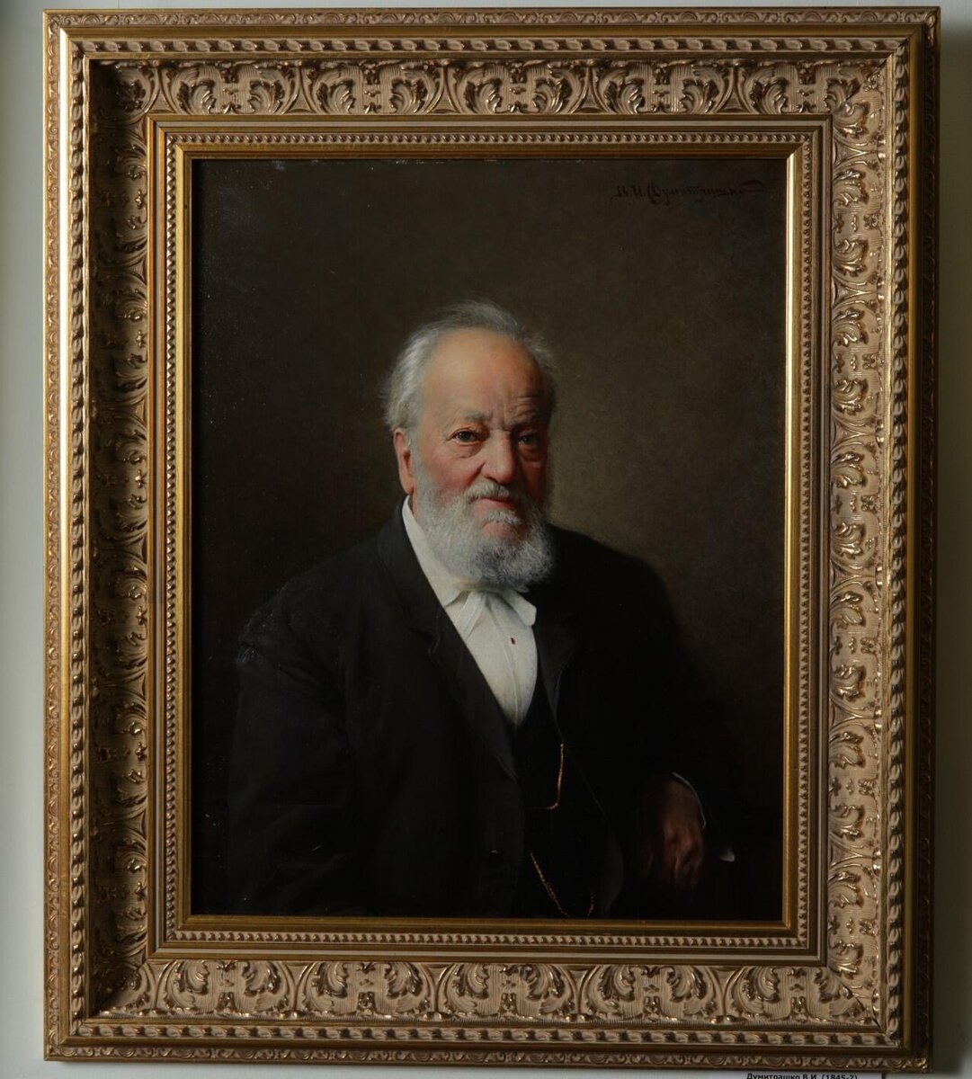 Думитрашко В.И. Портрет Николая Леонтьевича Бенуа. Россия. Вторая половина XIX в. Дерево, масло