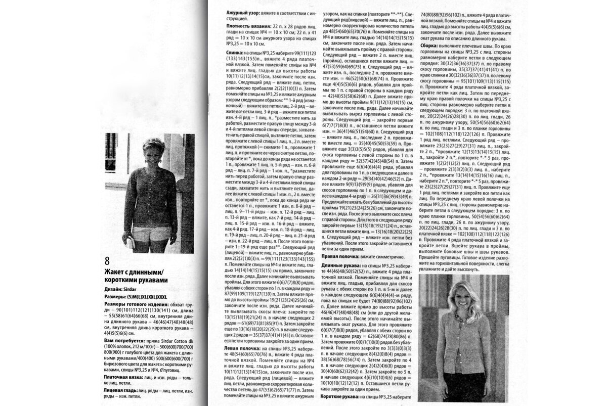 Фото из журнала "Вязаная одежда для солидных дам"