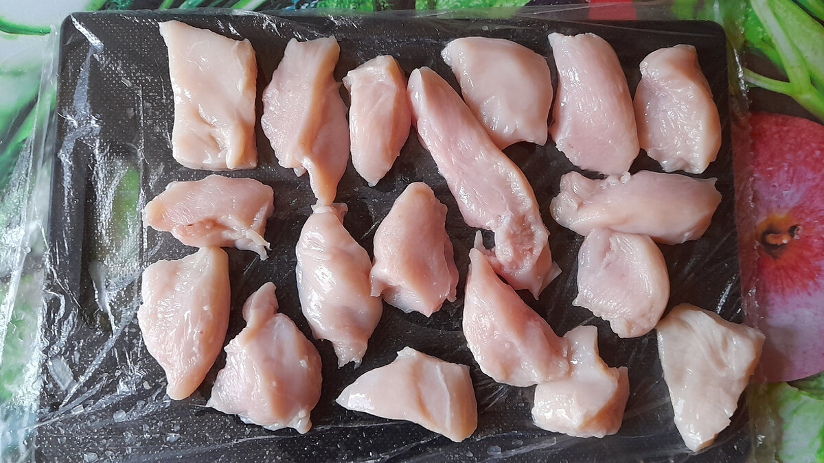 Кусочки куриного филе