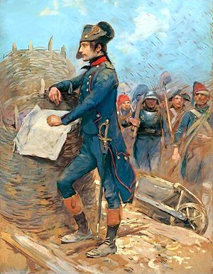 Наполеон в Тулоне. Худ. Э. Детайль (XIX век) 