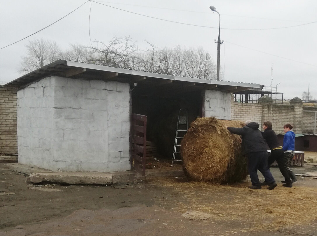 Склад для хранения сена и соломы