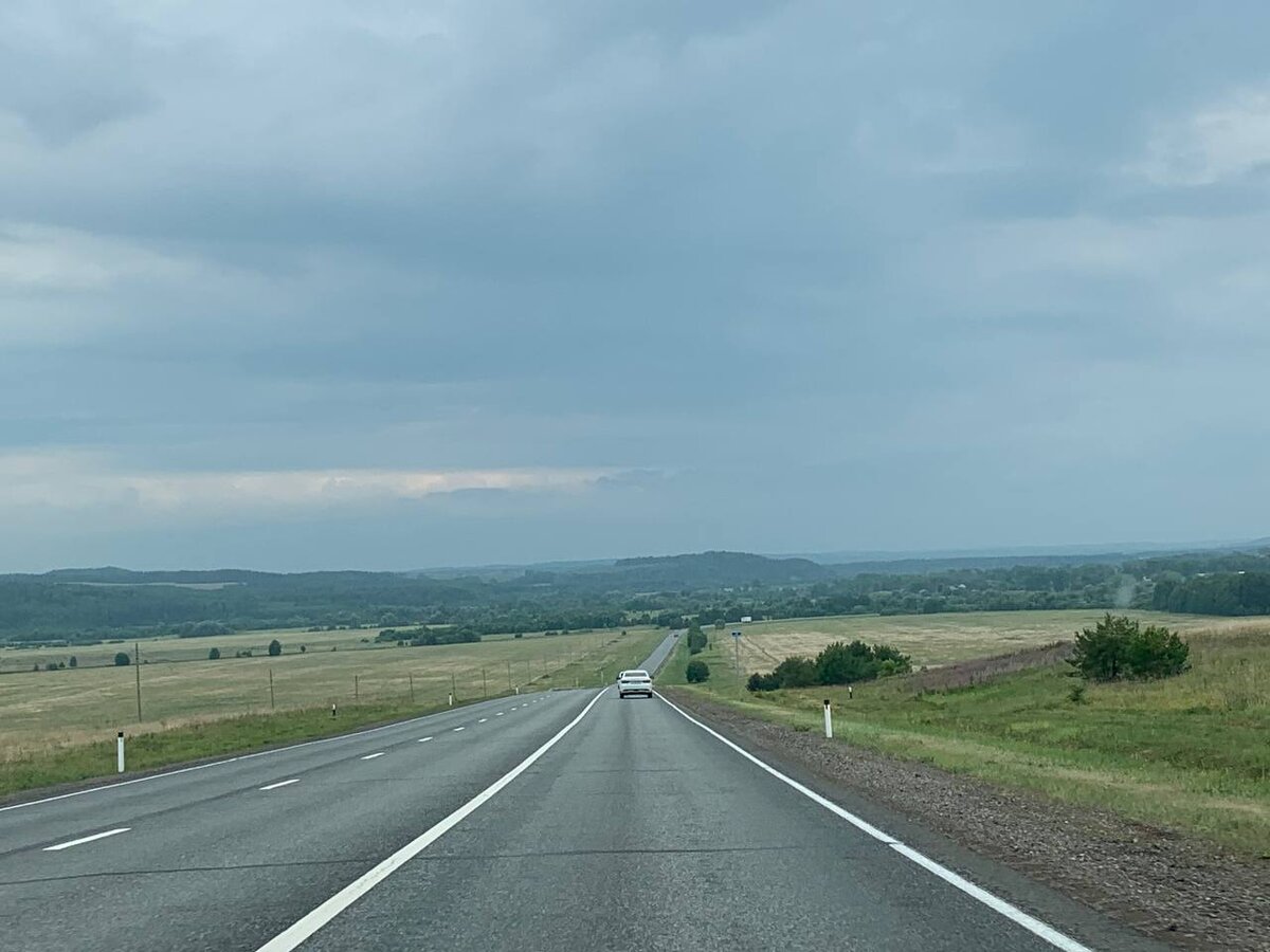 Дорога от Екатеринбурга до Ижевска весьма живописна 
