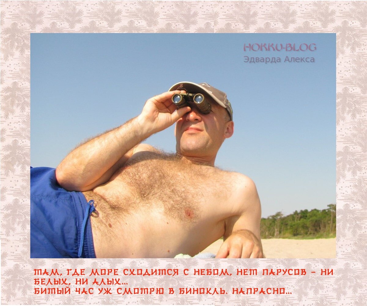 Море    Парус   Горизонт    Ожидание    Хокку   