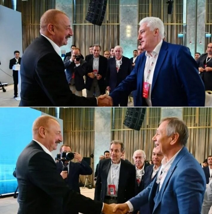 Представители "российской журналистики", открытые агенты влияния Турции и Азербайджана Игорь Коротченко и Сергей Марков.