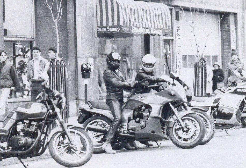 Ninja 900R в Монреале в 1987 году © wikipedia