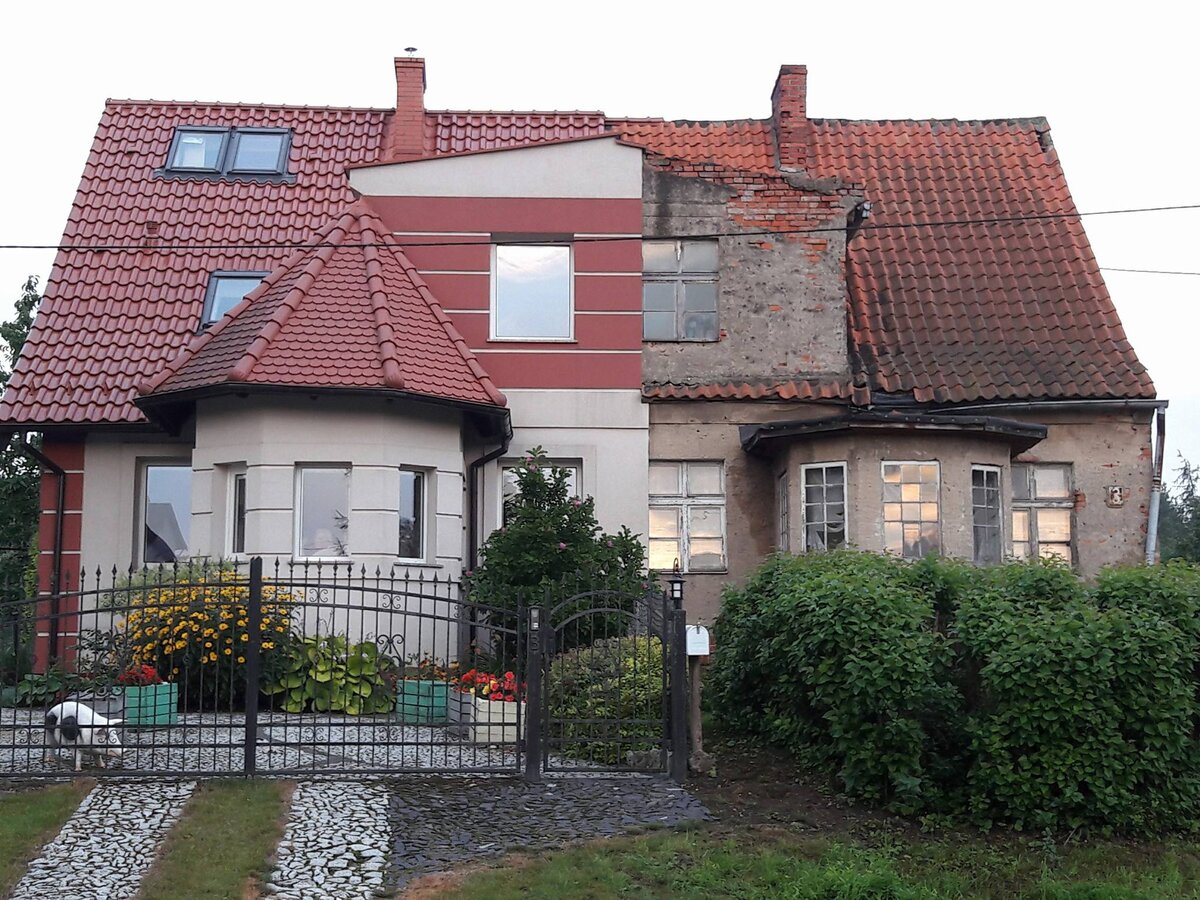 Дуплекс с дисгармонией в экстерьере.