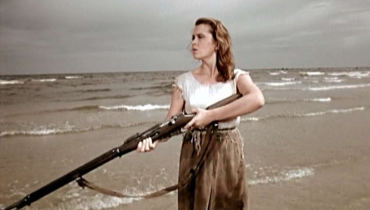 Кадр из фильма "Сорок первый",1956 год.