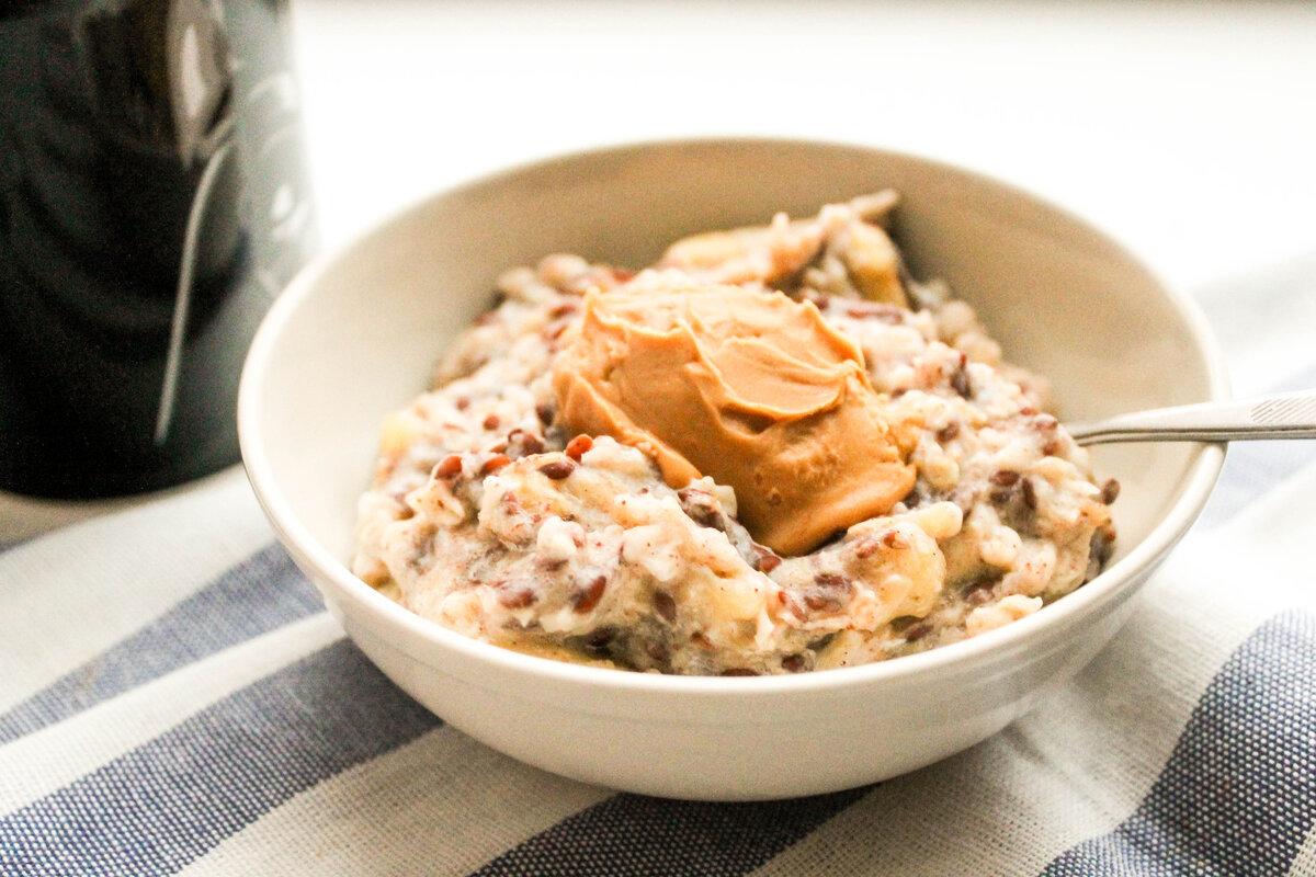 Печенье с арахисовой пастой и овсяной каши