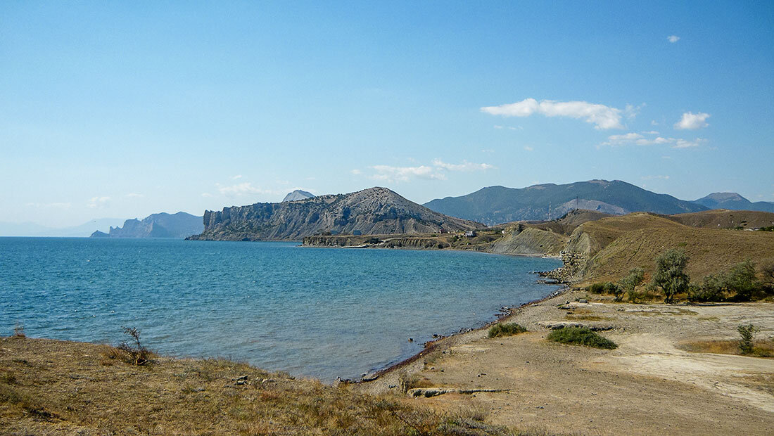 Судак Крым дикий пляж Алчак