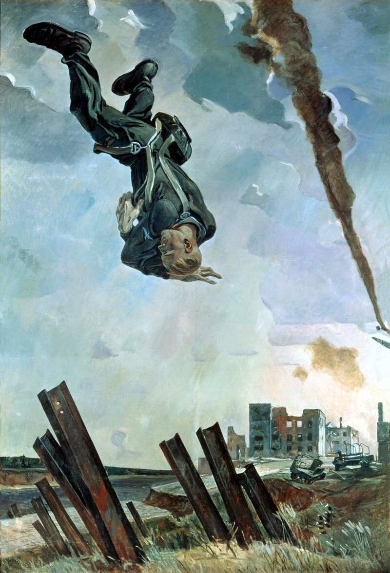 А. А. Дейнека. "Сбитый ас". 1943