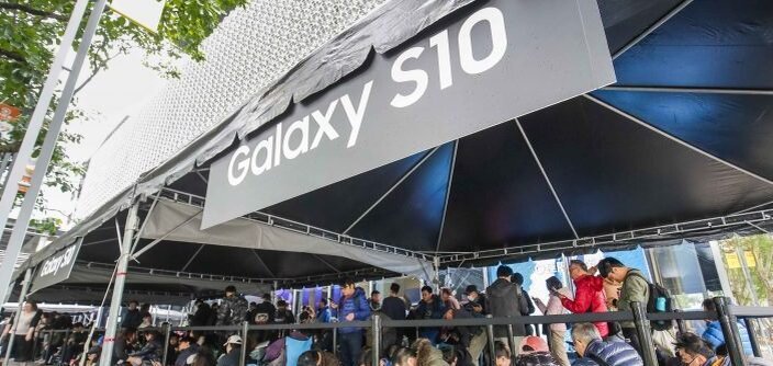 Запуск Galaxy S10 в Китае (Samsung Newsroom)
