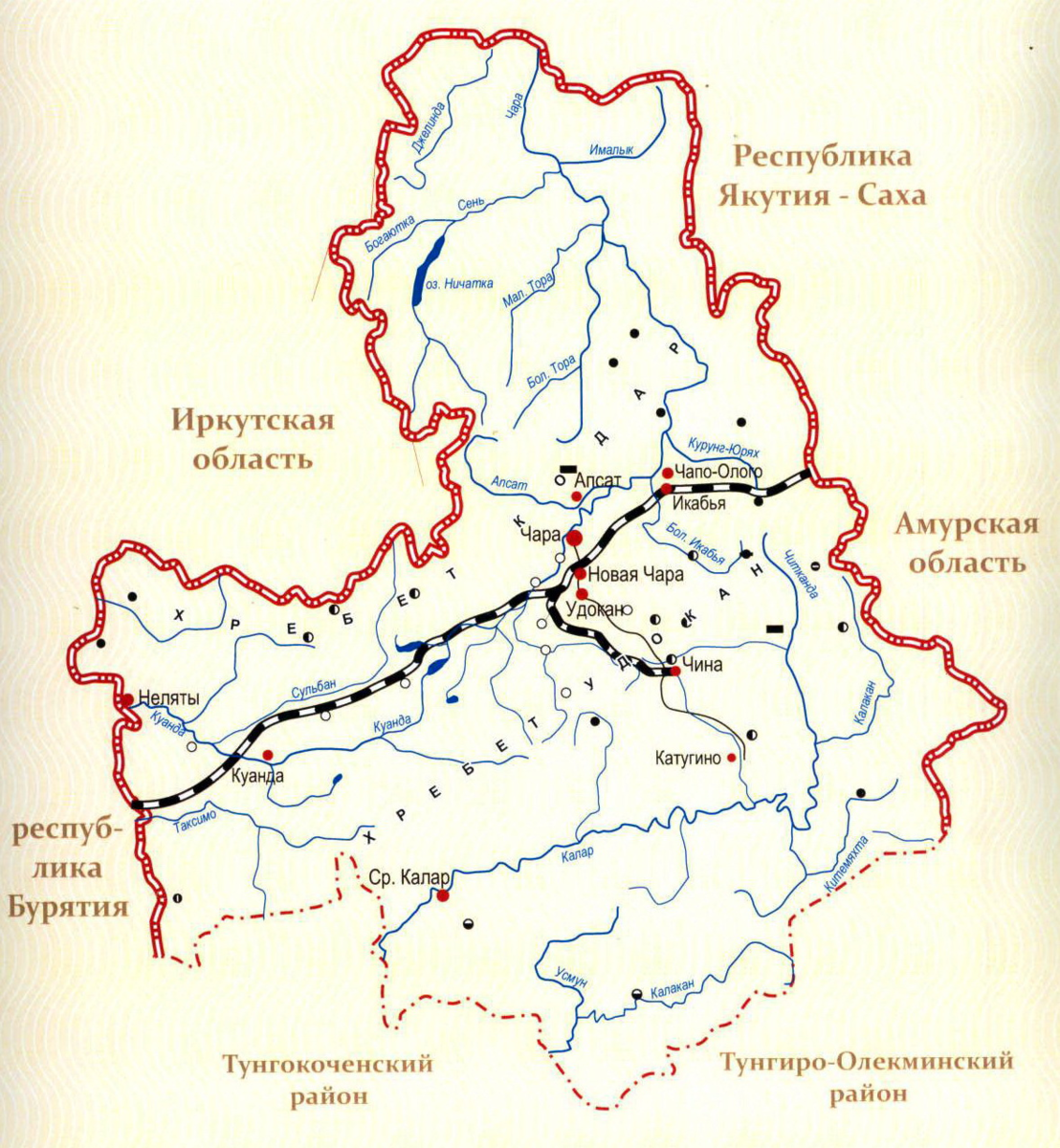 Карта п забайкальск