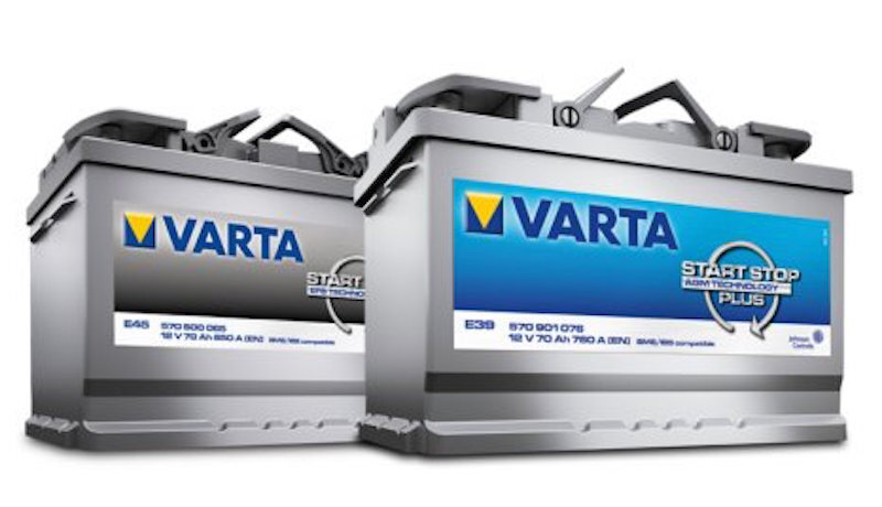 Аккумуляторы Varta Start-Stop