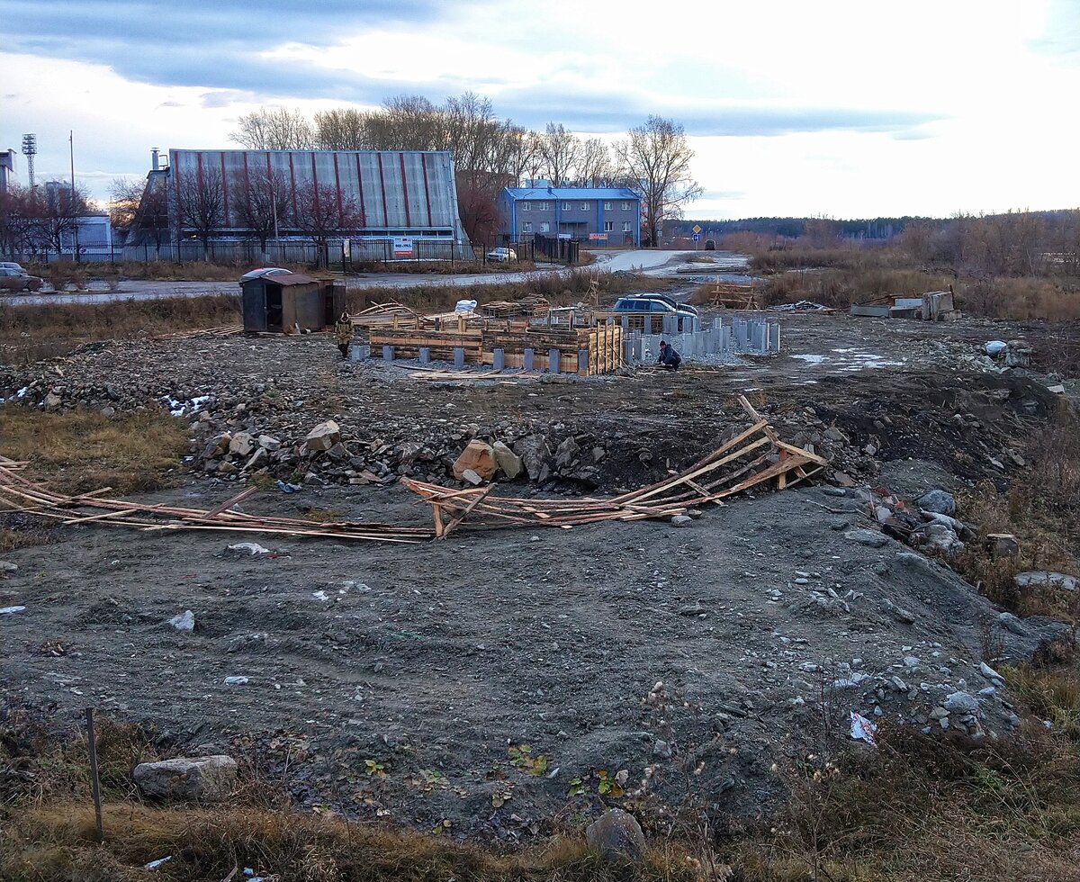 Строительная площадка. Миасс. Челябинская область