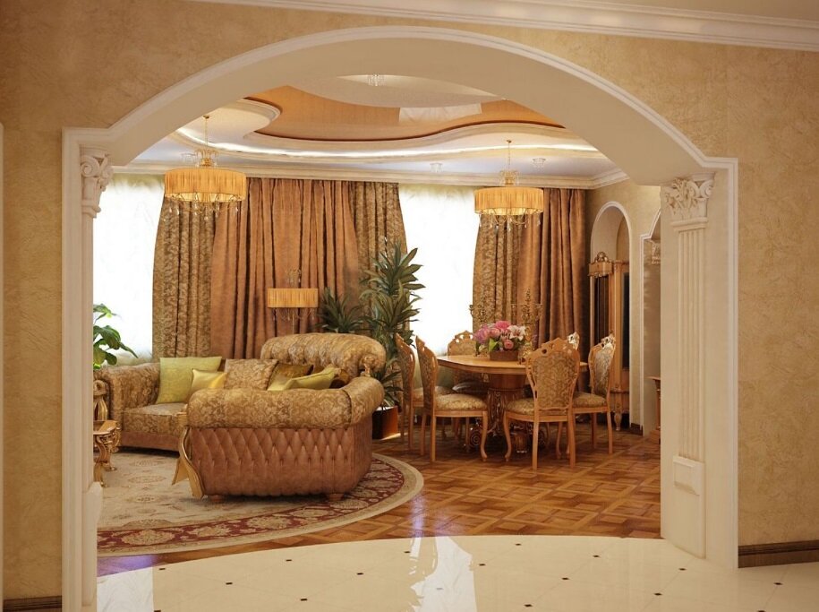 Колонны, особенно трёхмерные, куда привлекательнее