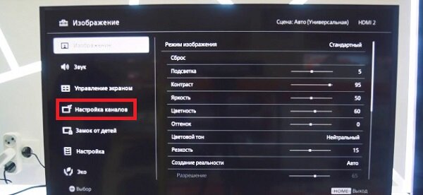 Телевизор сони есть звук нет изображения в чем причина