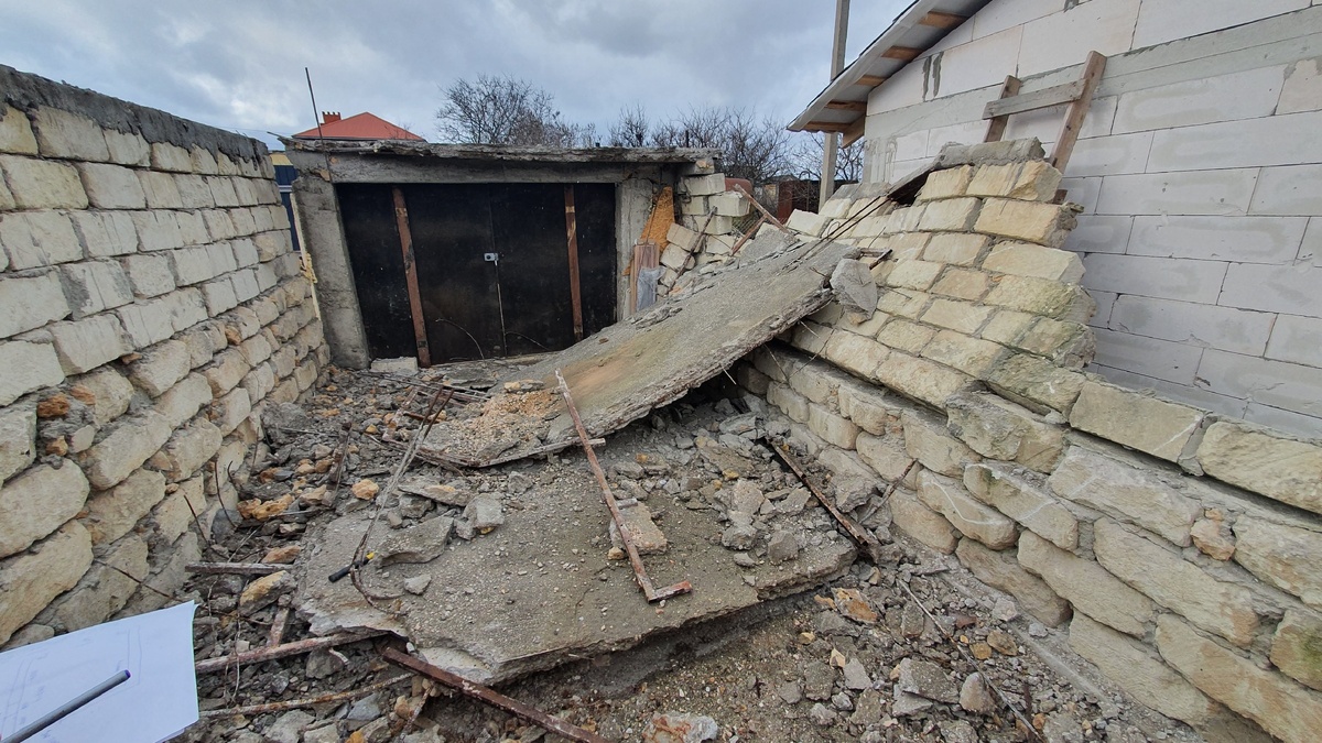 Закончил демонтаж криши