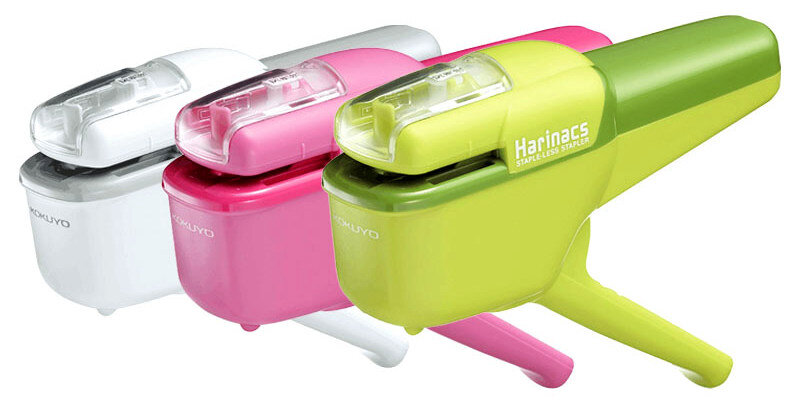 Степлер KOKUYO Harinacs способен сшить разом до 10 листов бумаги