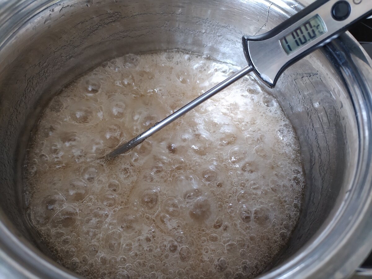 Вот такой густой сироп получается.