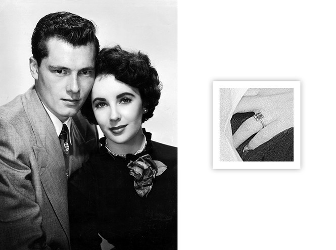 Элизабет Тейлор и Конрад Хилтон-младший