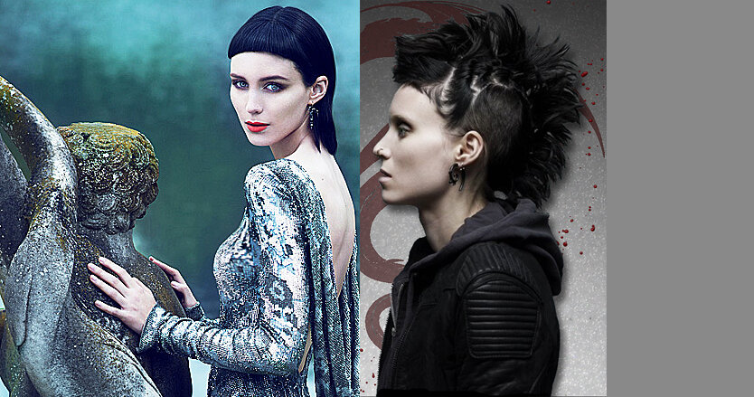 Руни Мара. "Девушка с татуировкой дракона". Источники i.pinimg.com и КиноПоиск