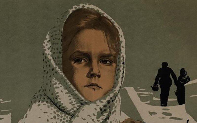 Истории жила была девочка. Афиша к фильму жила была девочка.