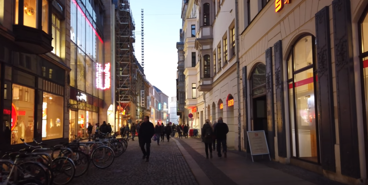 Фотогалерея города Бельгершайн, Лейпциг, Германия.