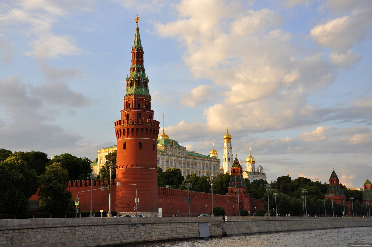 Вид на Московский кремль с Москвы-реки. Фото: © Валерия Белоусова