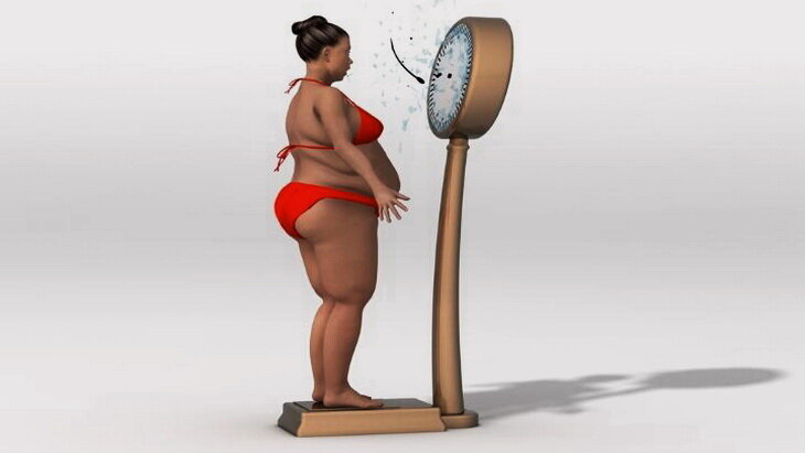 а на весах трехзначное число...