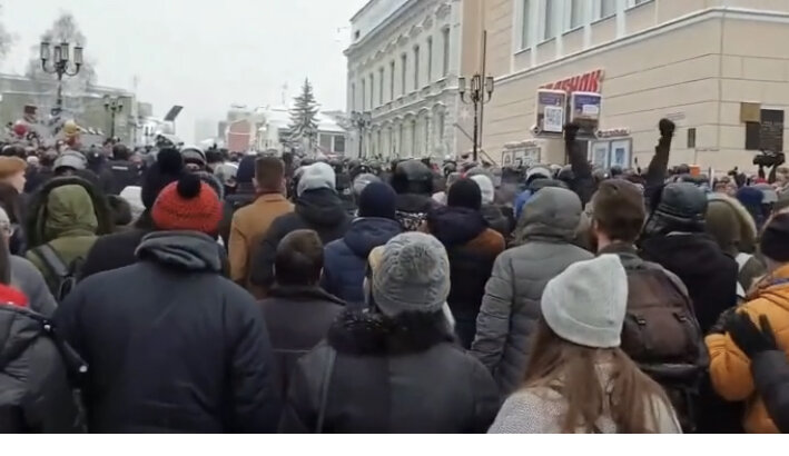 Митинг в Нижнем Новгороде