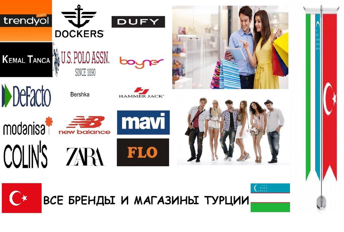 Все бренды и магазины Турции