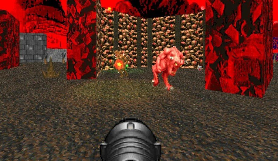 Игра дум видео. Дум игра 1993.