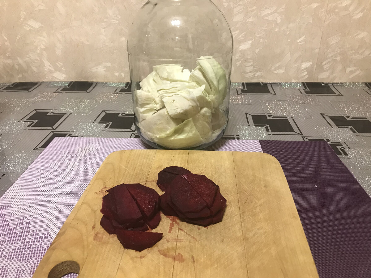 Маринованная капуста со свеклой рецепт