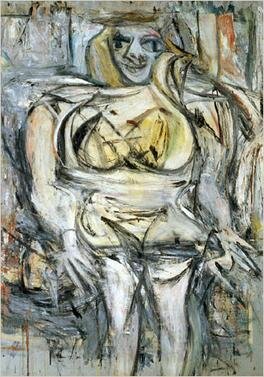 Виллем де Кунинг. Женщина III. 1951-53. Источник: Википедия