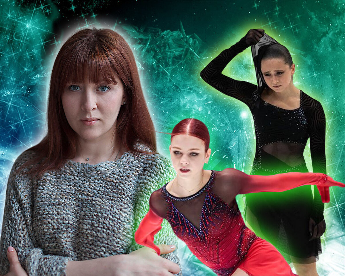 Маргарита Бугаева слева, Трусова по середине, Валиева справа