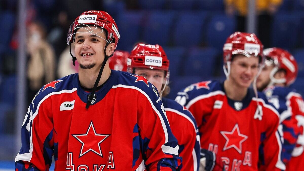    Хоккеисты ЦСКА в матче КХЛ© пресс-служба ПХК ЦСКА